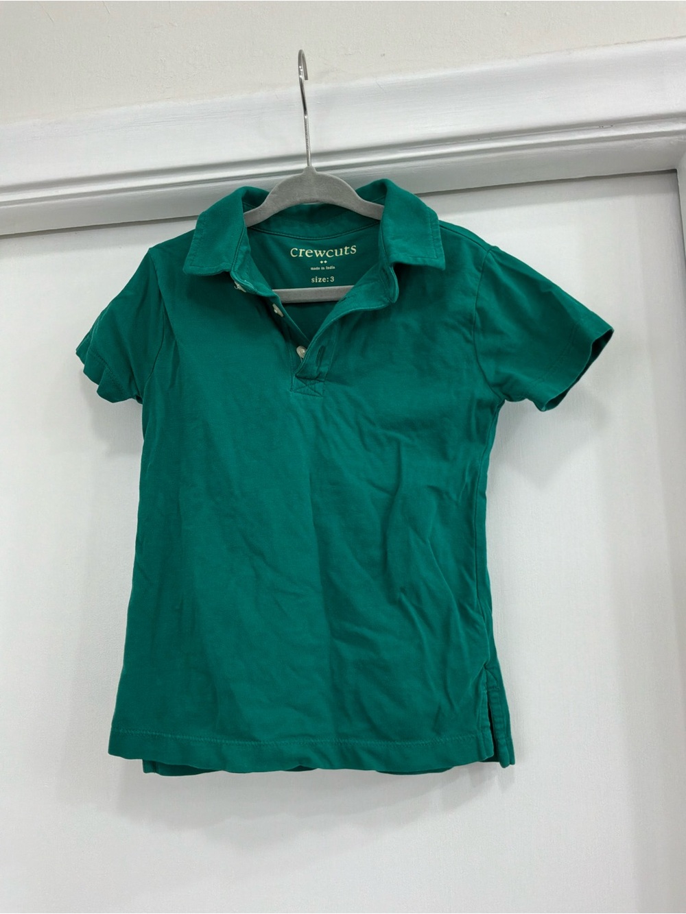 Crewcuts Teal Green Short-Sleeve Polo Top